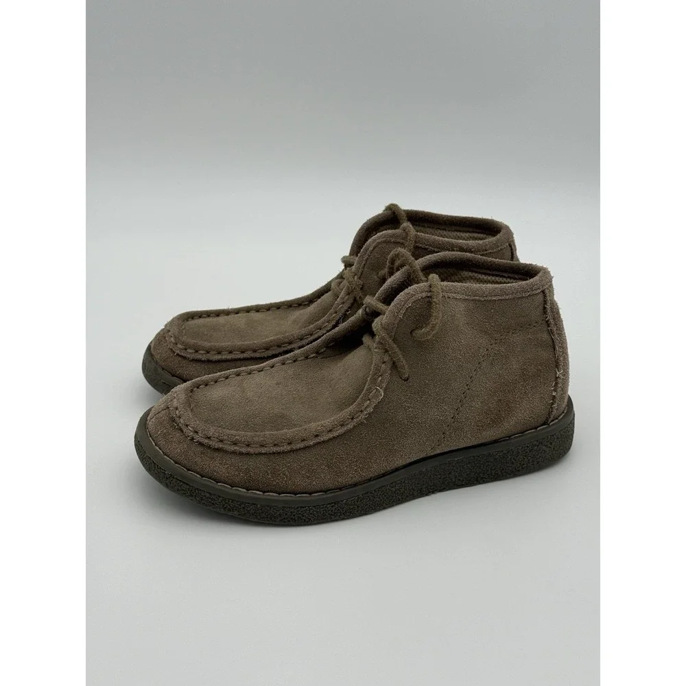 EUC Big Boys Madison Avenue Tan Leather Ankle Boots‎ Sz. 2.5 William Wallaby